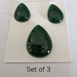 green aqeeq set of 3